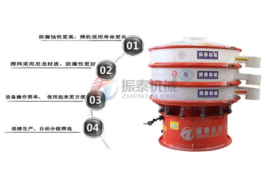 腐蝕性物料篩分用什么振動篩？